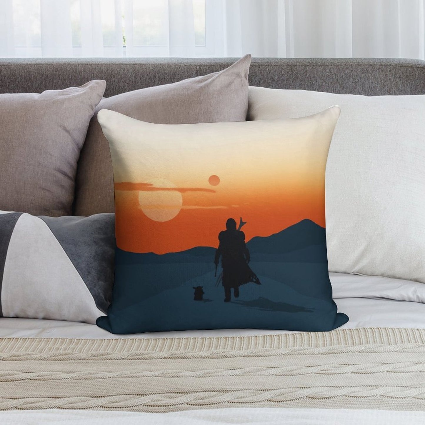 This Is The Way Soft Skin-Friendly Throw Pillow