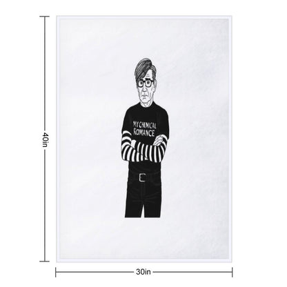 Emo John Velvety-soft Throw Blanket