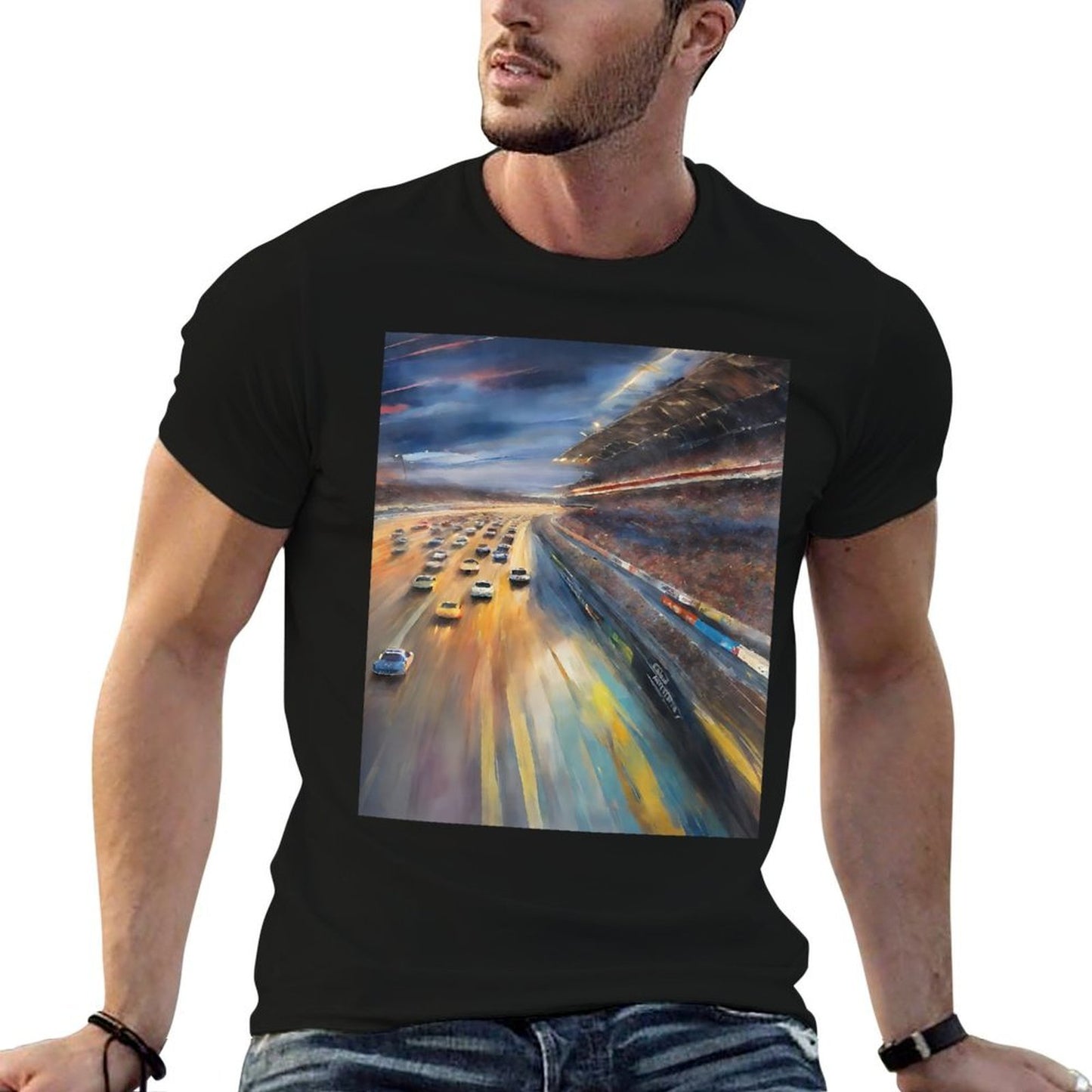 Womens Twilight Pursuit V13  Oversized Silhouette T-Shirt