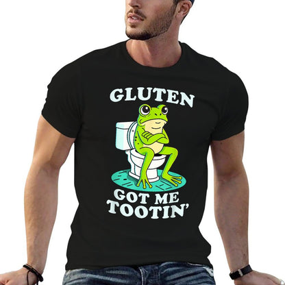 Gluten Free Gluten Got Me Tootin Gluten Intolerant  Quick-drying T-Shirt