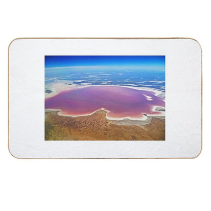 Lake Eyre - Aerial View  Pet-Safe Bath Mat
