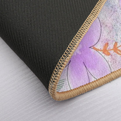 Sweet Floral.  Stain-Proof Bath Mat