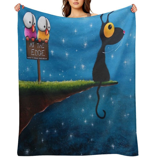 At The Edge Travel-friendly Throw Blanket