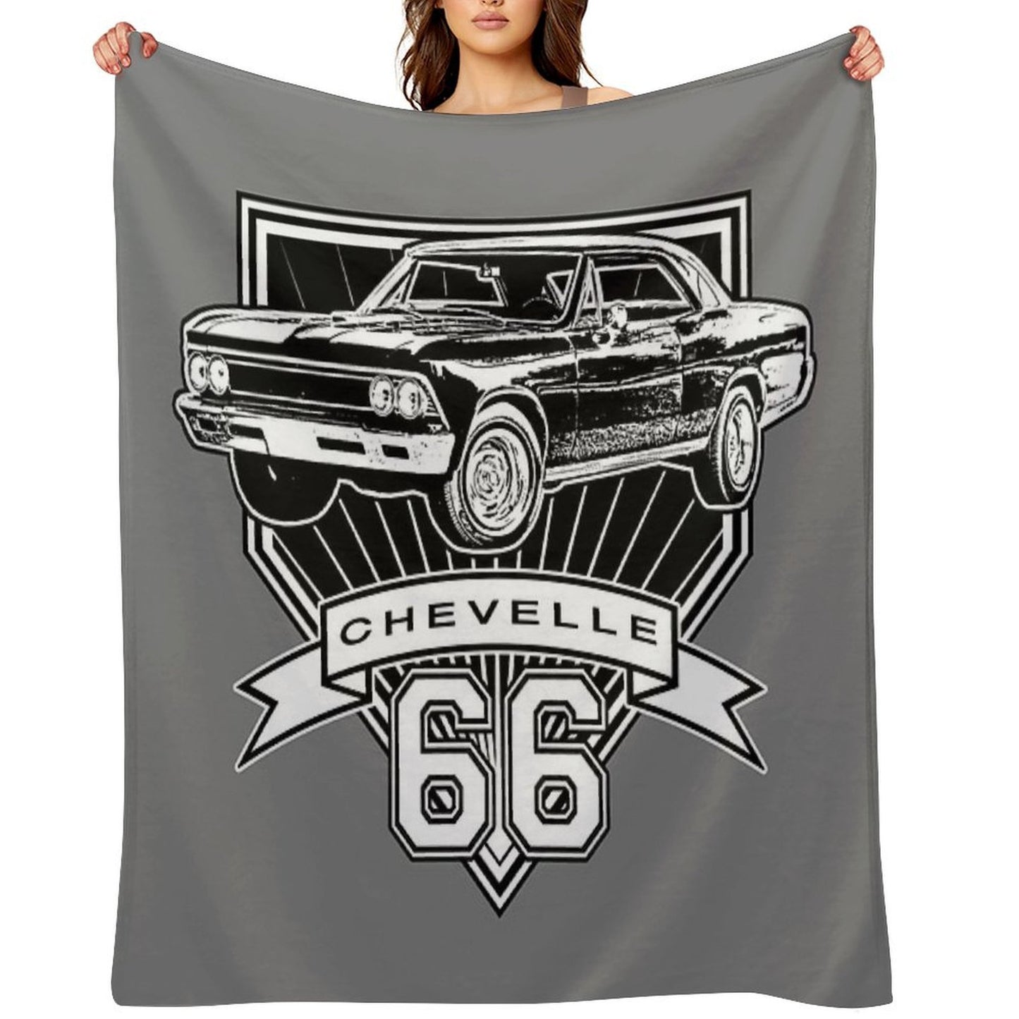 1966 Chevelle Shrink-resistant Throw Blanket
