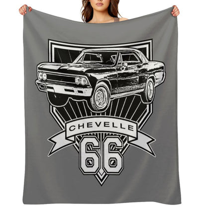 1966 Chevelle Shrink-resistant Throw Blanket