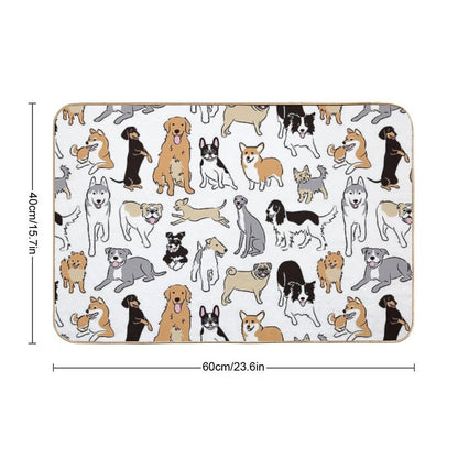 Happy Dogs  Absorbent Bath Mat