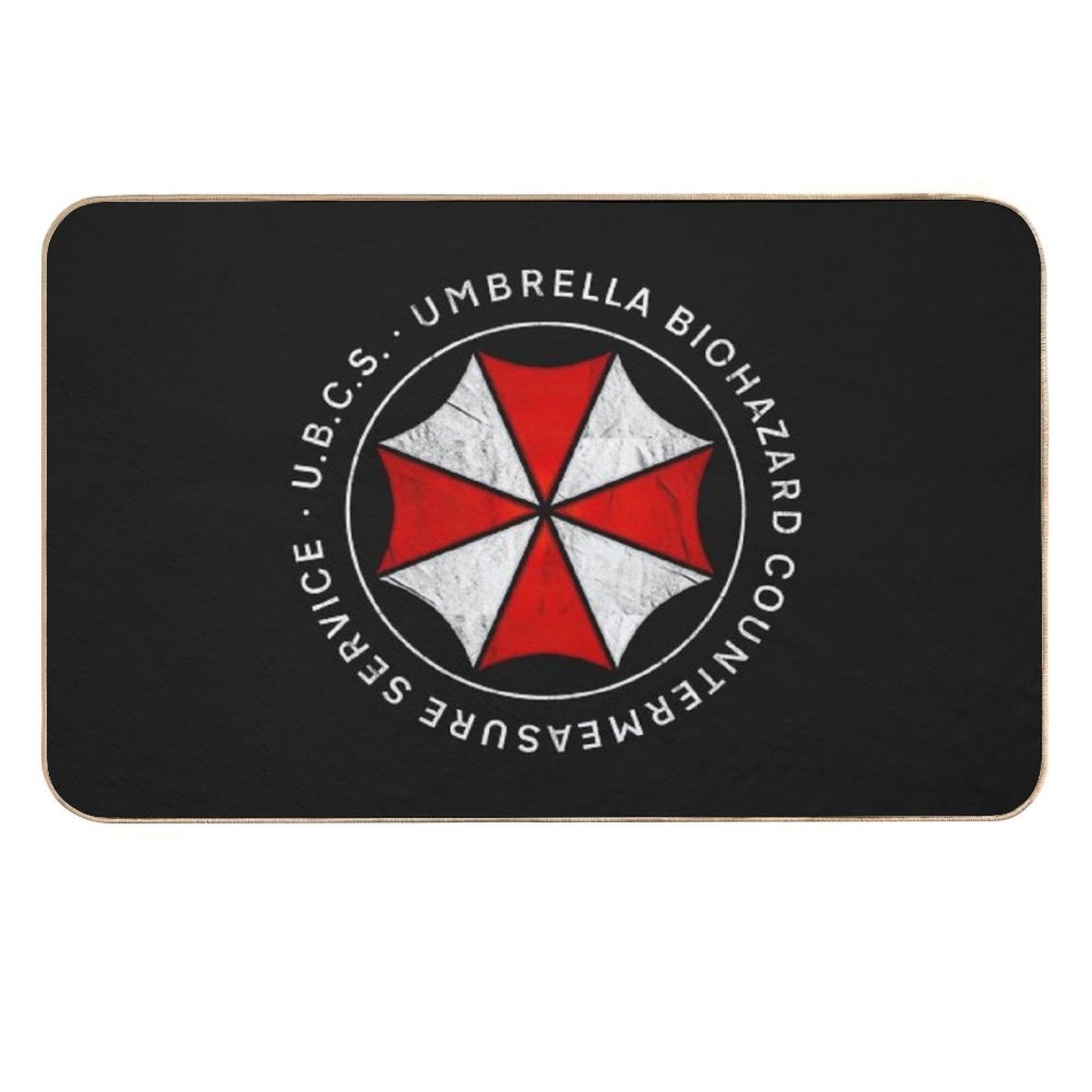 Umbrella Biohazard Countermeasure Service  Resident Evil 3  Rapid-Drying Bath Mat