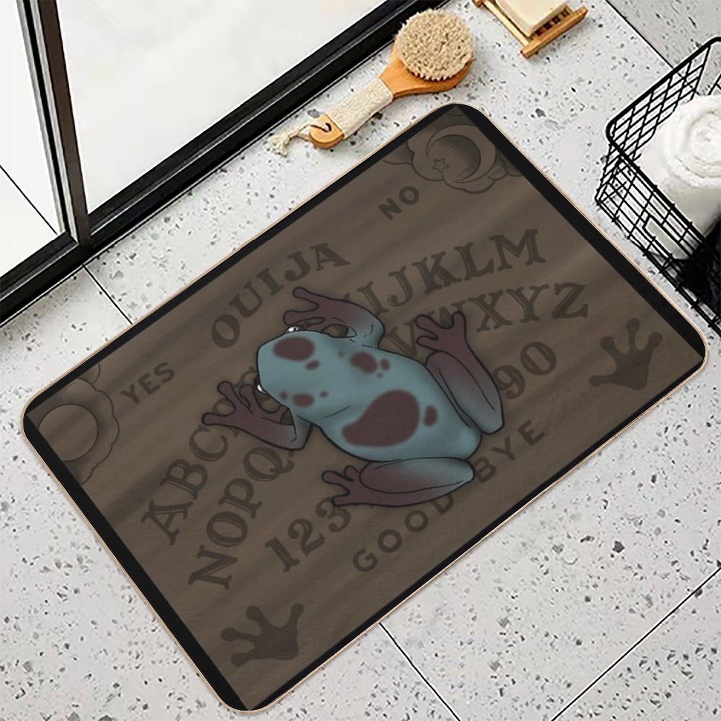 Ouija Frog  Eco-Friendly Bath Mat
