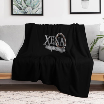 Battered Logo Xena Premium Throw Blanket