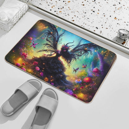 Fairy in Enchanted Woods  Long-Lasting Bath Mat