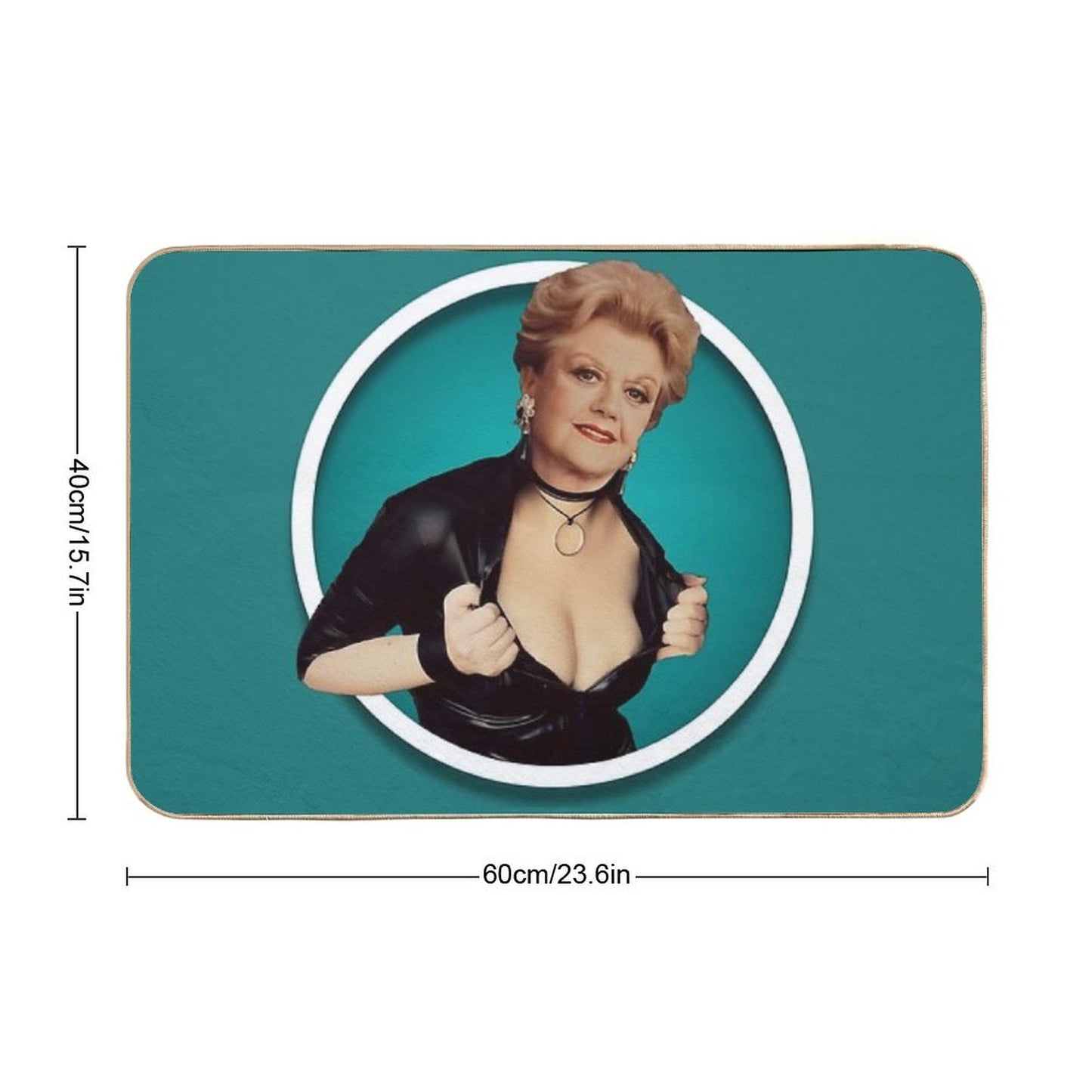 Angela Lansbury- Murder She Wrote  High-Traffic Bath Mat