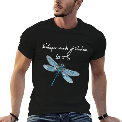 Whisper Words Of Dragon Fly Art Dragonfly  Slim-fit Cut T-Shirt