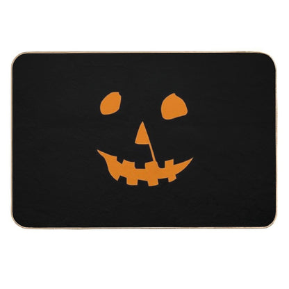 Halloween 1978 Pumpkin Shirt Jack O Lantern  Absorbent Bath Mat