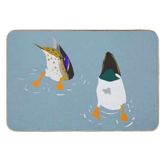 Bottoms Up!  Repositionable Bath Mat