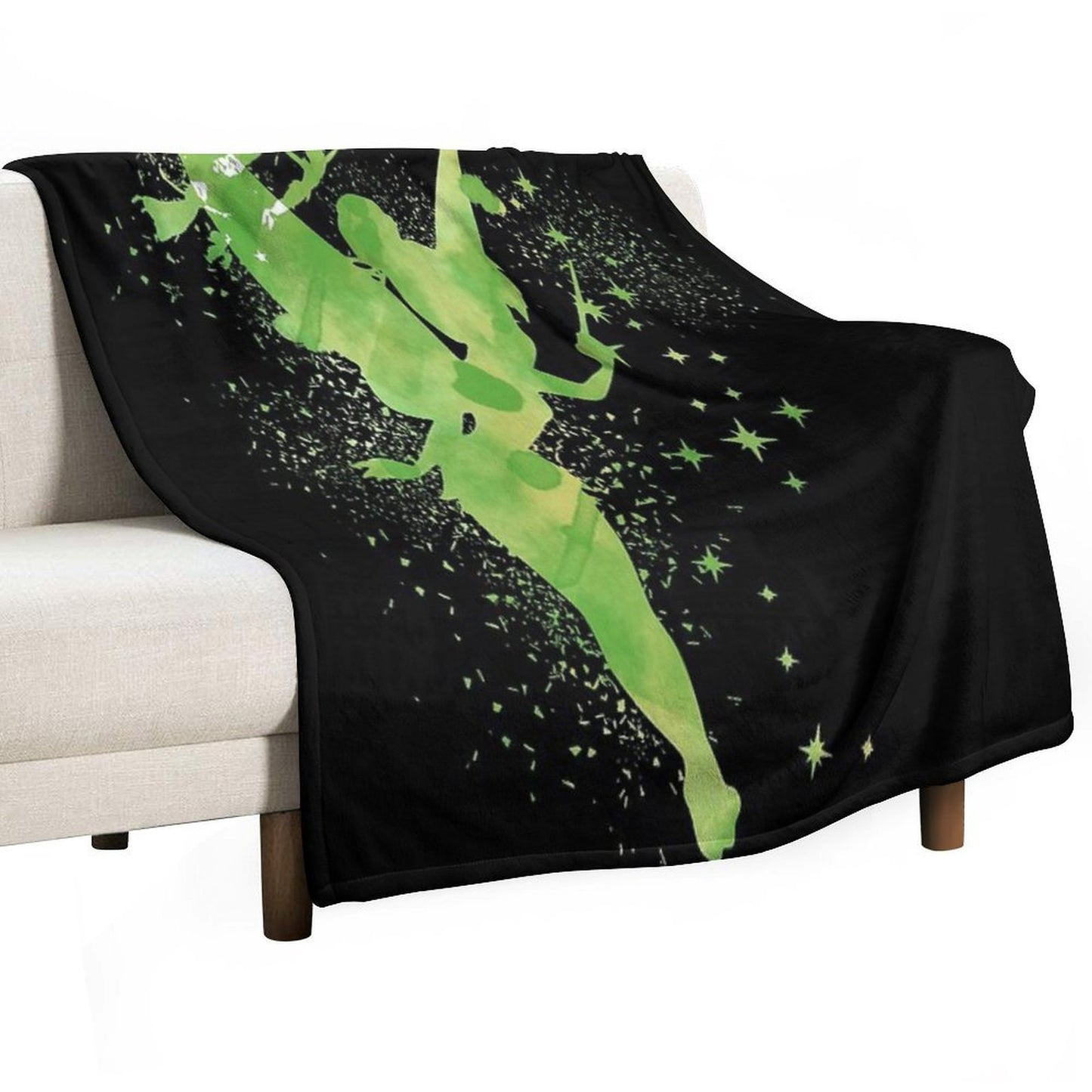 Tinker Bell Fairy Travel-friendly Throw Blanket