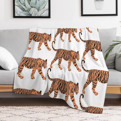 Tiger Travel-friendly Throw Blanket
