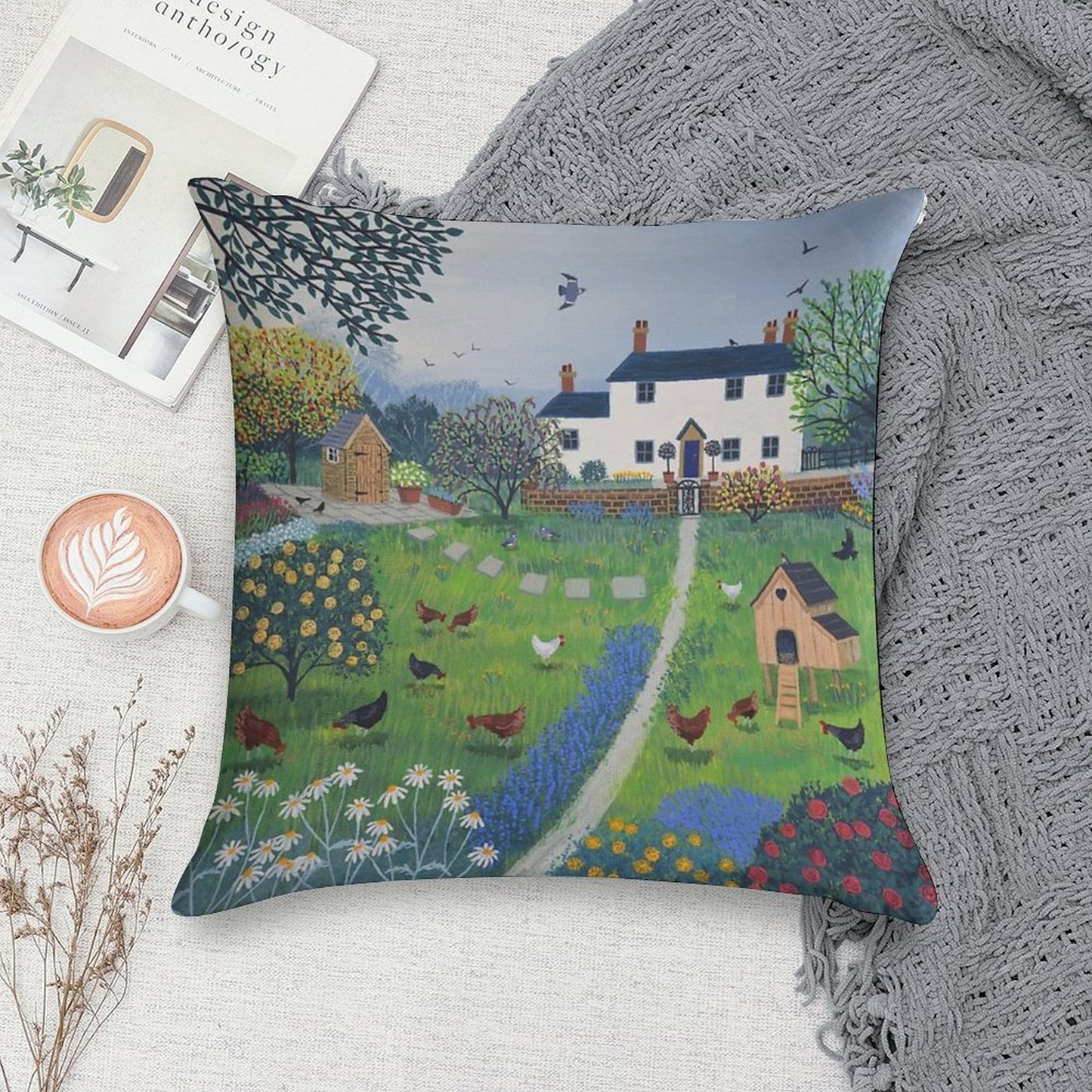 The Hen House Soft Style Accent Throw Pillow