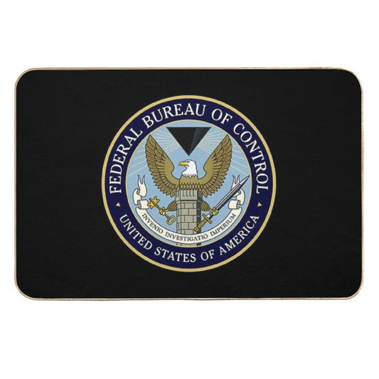 Control™ - Federal Bureau of Control (Logo) [Colored]  Non-Slip Bath Mat
