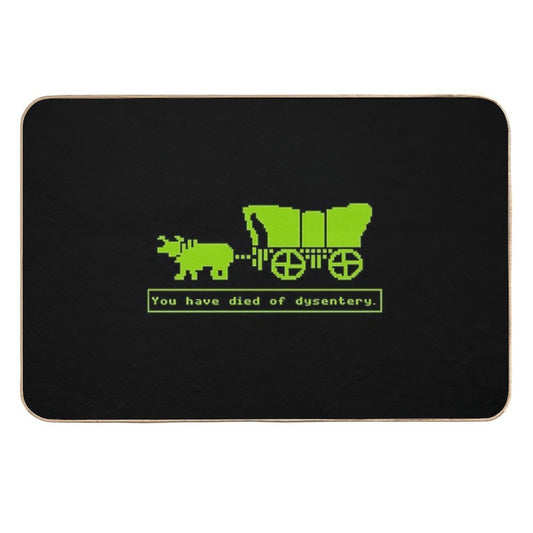 You Have Died of Dysentery.  Anti-Trip Bath Mat