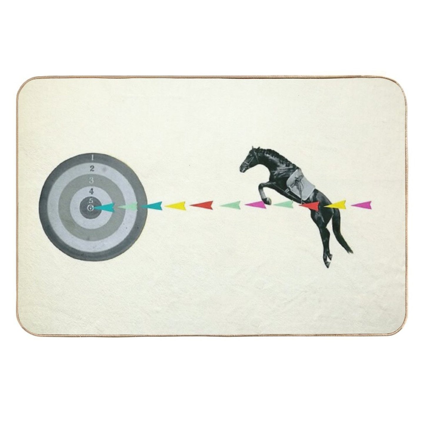 On Target  Sagittarius  Pet-Safe Bath Mat