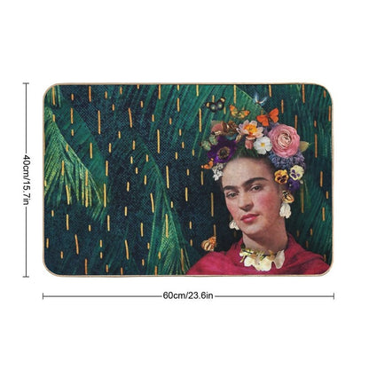 Frida Kahlo  World Women's Day  Stain-Proof Bath Mat