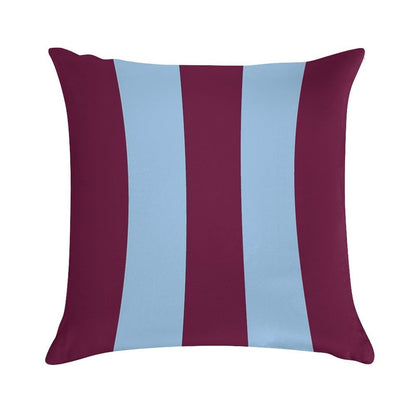 Aston Villa Retro 2000 Claret And Blue Home Striped Soft Shrink-Resistant Throw Pillow