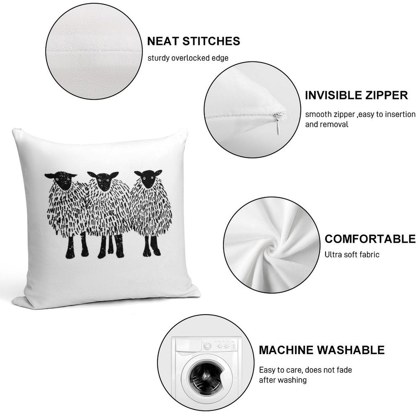 Day 36  365 Days of Design Soft Shrink-Resistant Throw Pillow