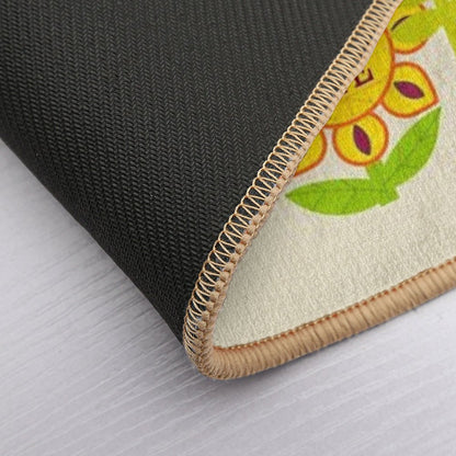 It's A Small World Goodbye Room Flowers  Rapid-Drying Bath Mat