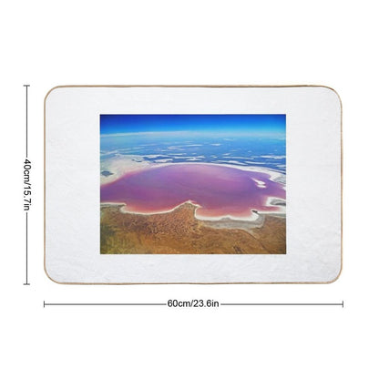 Lake Eyre - Aerial View  Pet-Safe Bath Mat
