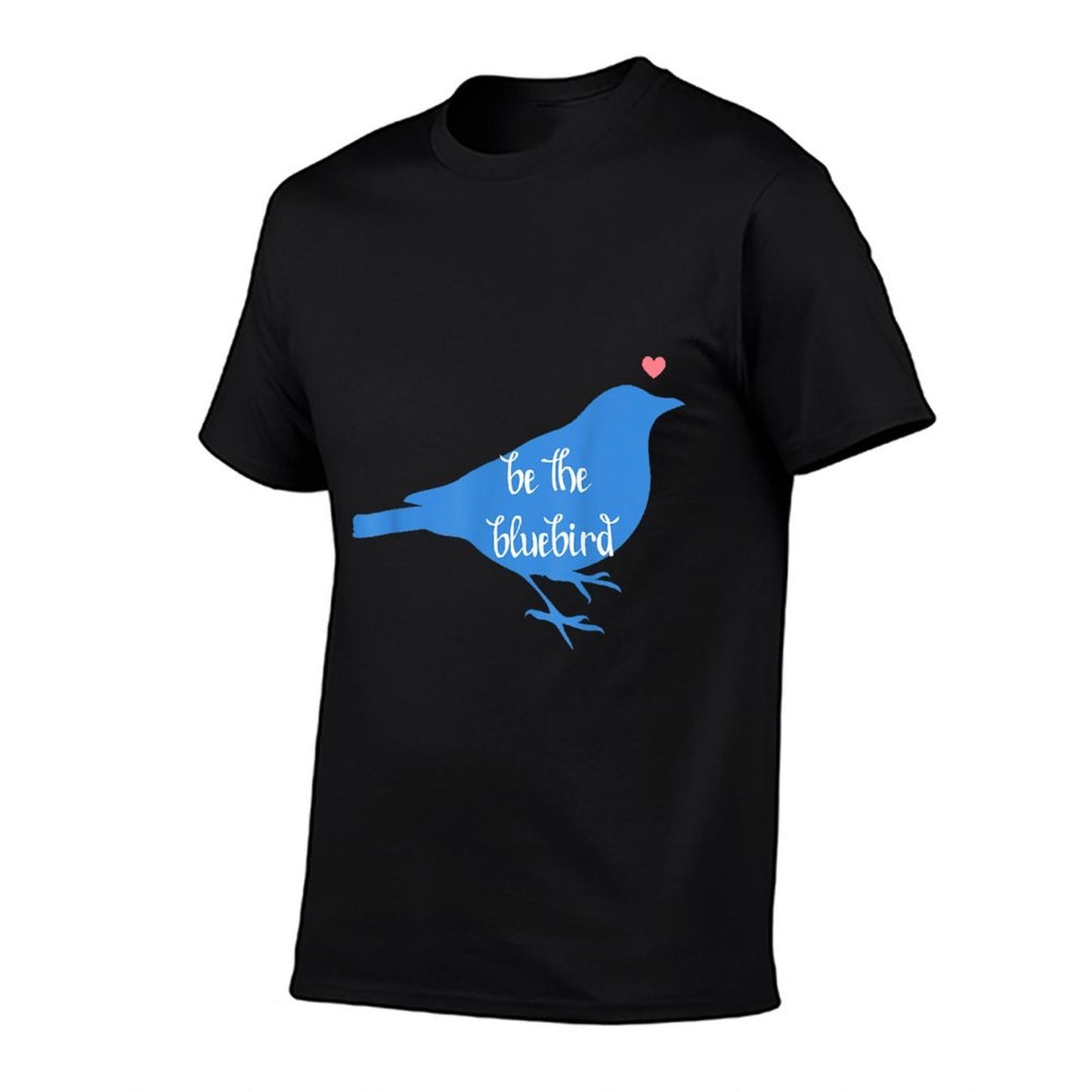 Bluebird of Happiness, Positivity, Be Happy, Zen, Kindness  Heathered Texture T-Shirt