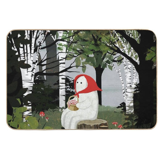 Red Riding Hood 1 Durable Bath Mat