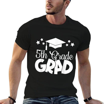 5th Grade Grad 2024 Gifts Boys Girls Graduation Cap, Gown  Wrinkle-resistant T-Shirt
