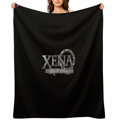 Battered Logo Xena Premium Throw Blanket