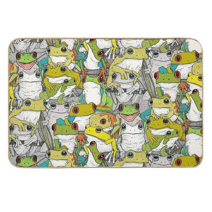 Just Tree Frogs Col  Multi-Purpose Bath Mat