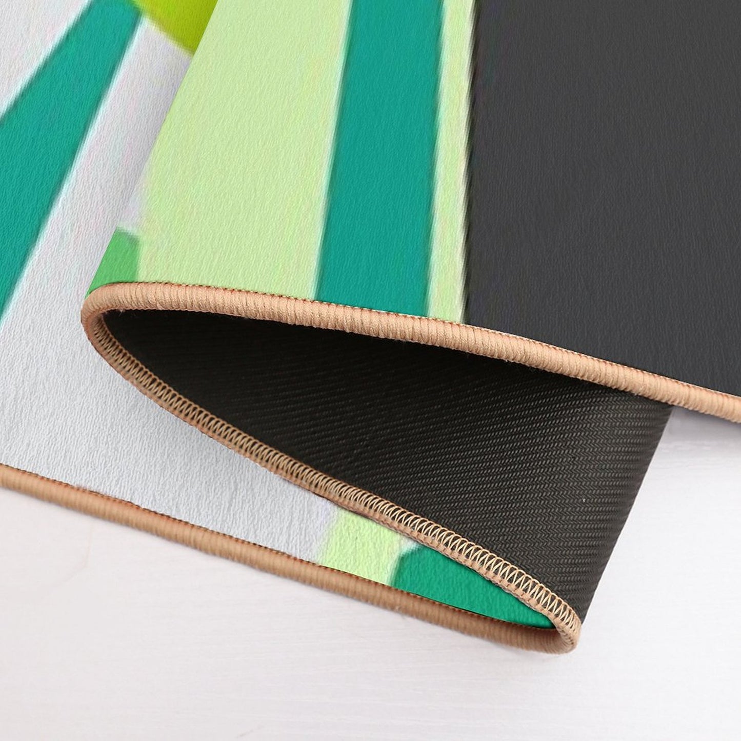 Fresh Tropical Decor  Fade-Resistant Bath Mat