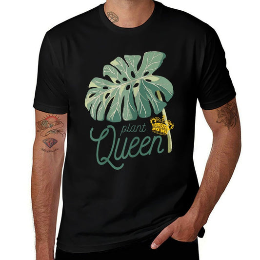 Monstera Plant Queen Houseplant  Boho Nature Leaf  Easy-care T-Shirt