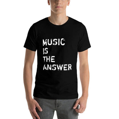 Music Is The Answer DJ  Cotton T-Shirt