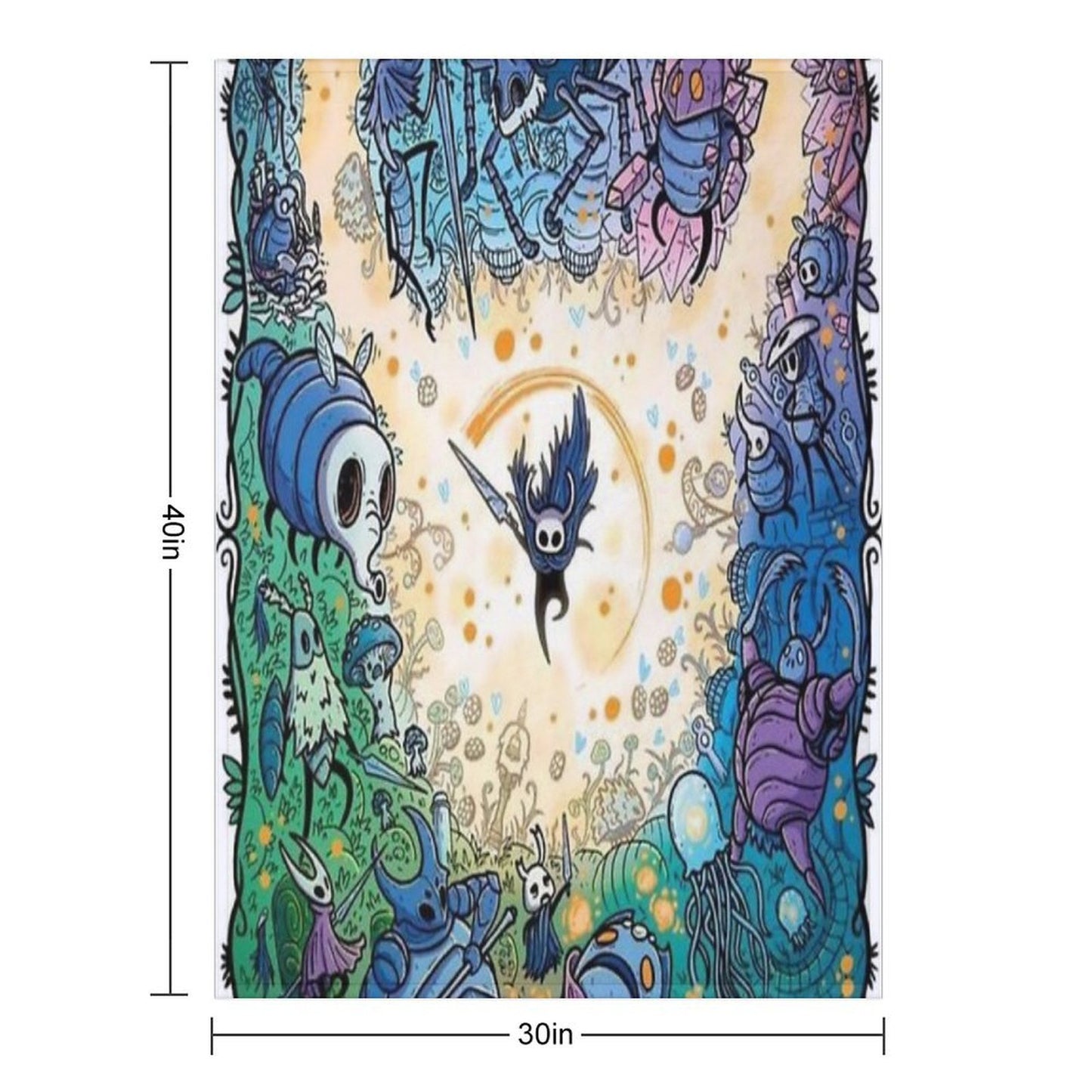 Hollow Knight Gift-ready Throw Blanket