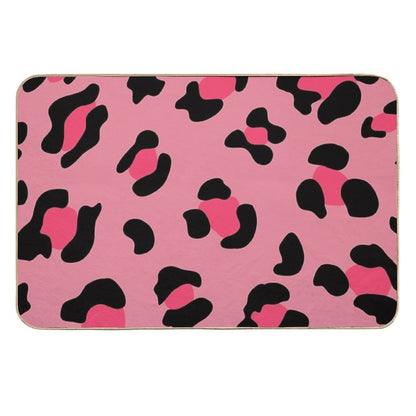 Leopard Pink  Pet-Safe Bath Mat