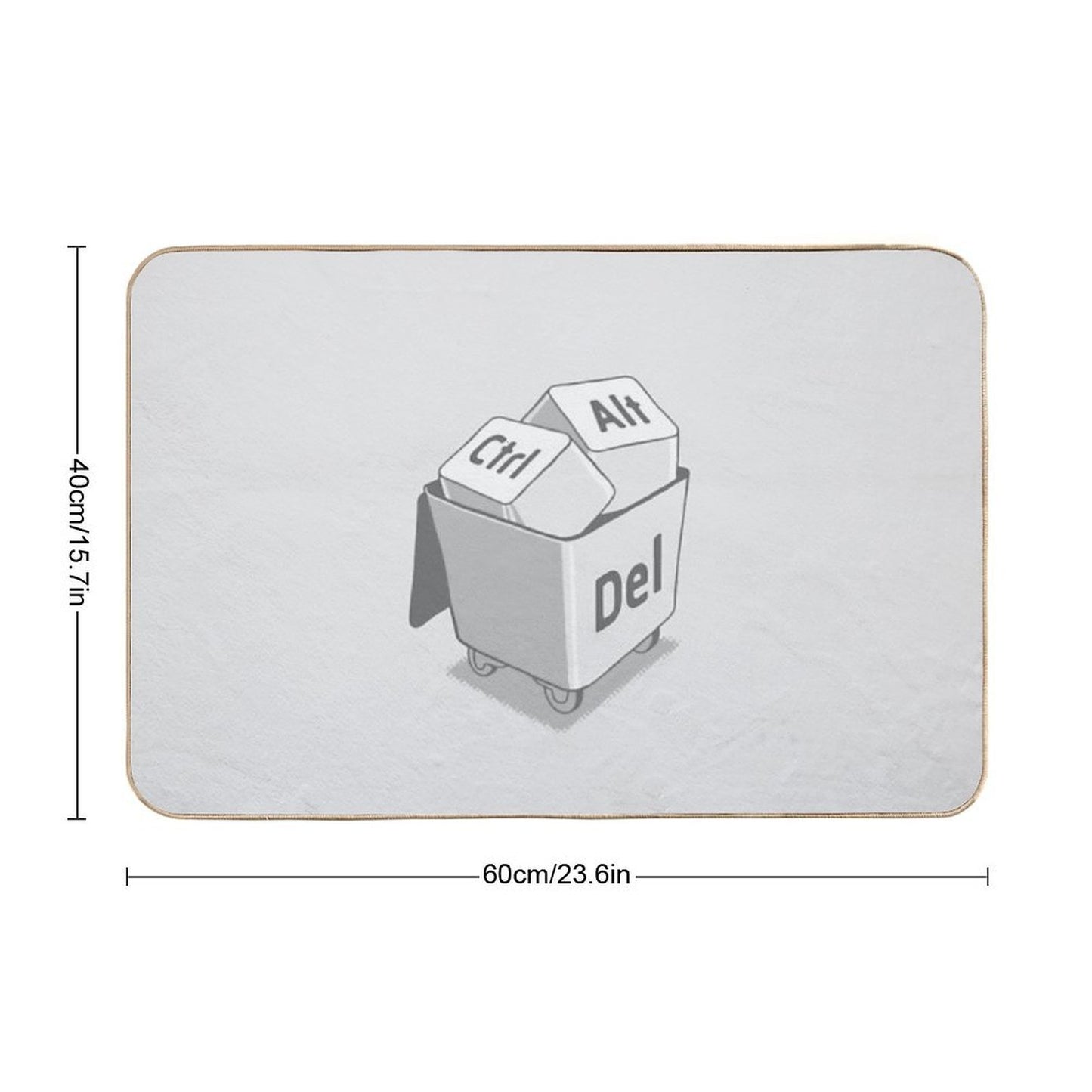 Keyboard  Odorless Bath Mat