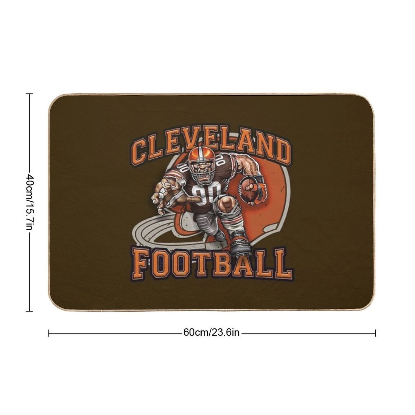 Cleveland Football  Dirt-Trapping Bath Mat