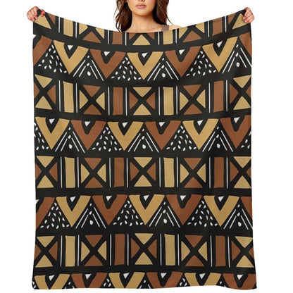 Mud Cloth Mali Compact Throw Blanket