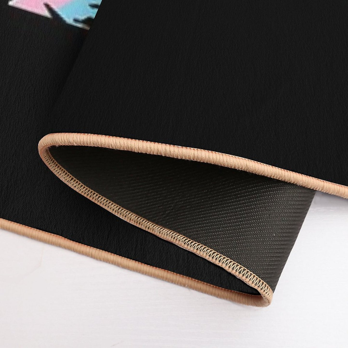 Star Pride - Jedi on Distressed Inclusive Progress Pride Flag (Dark)  Absorbent Bath Mat