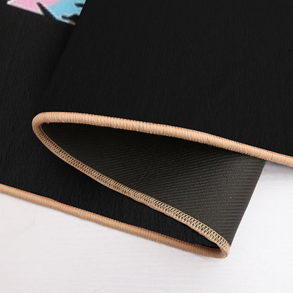 Star Pride - Jedi on Distressed Inclusive Progress Pride Flag (Dark)  Absorbent Bath Mat