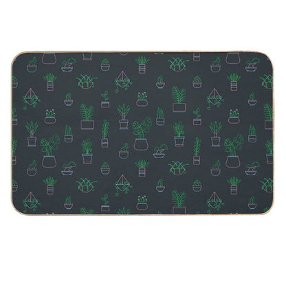 Neon Plants  High-Traffic Bath Mat