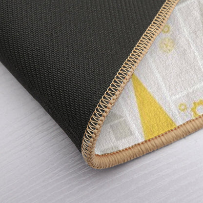 Small World Geometric  Versatile Bath Mat