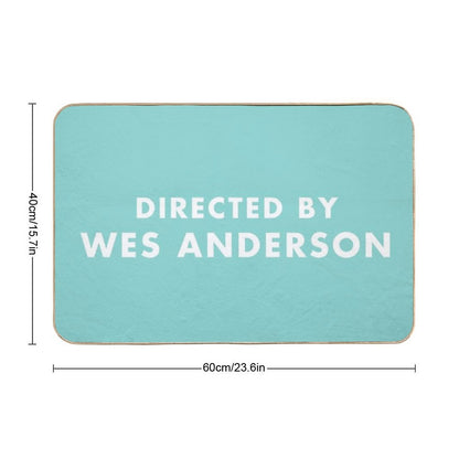 Directed by Wes Anderson - Teal  Pet-Safe Bath Mat
