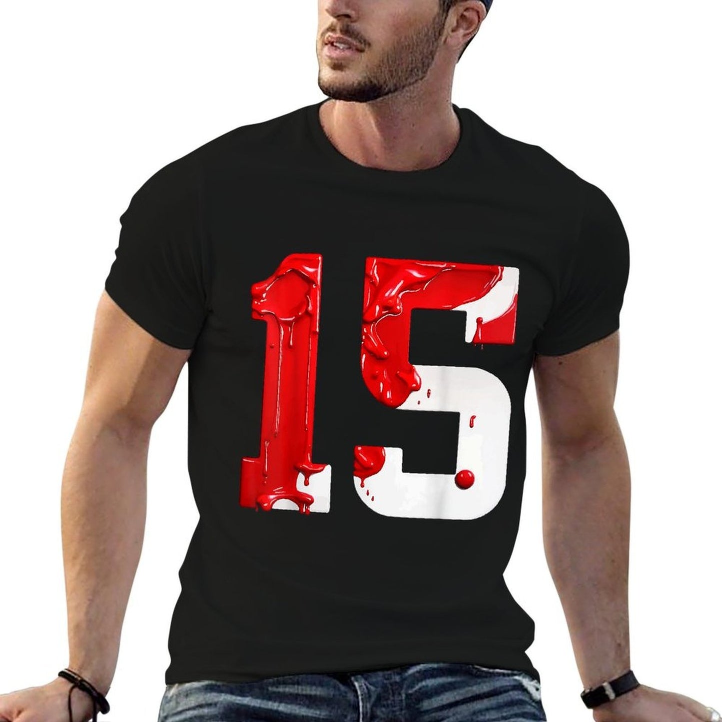 NUMBER 15 YEARS OLD 15TH BIRTHDAY  Versatile T-Shirt