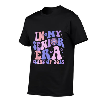 In My Senior Era Class of 2025 Groovy Senior 2025 Graduation  Moisture-wicking T-Shirt