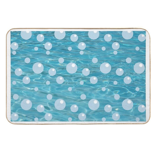 Watery Scene  Anti-Trip Bath Mat